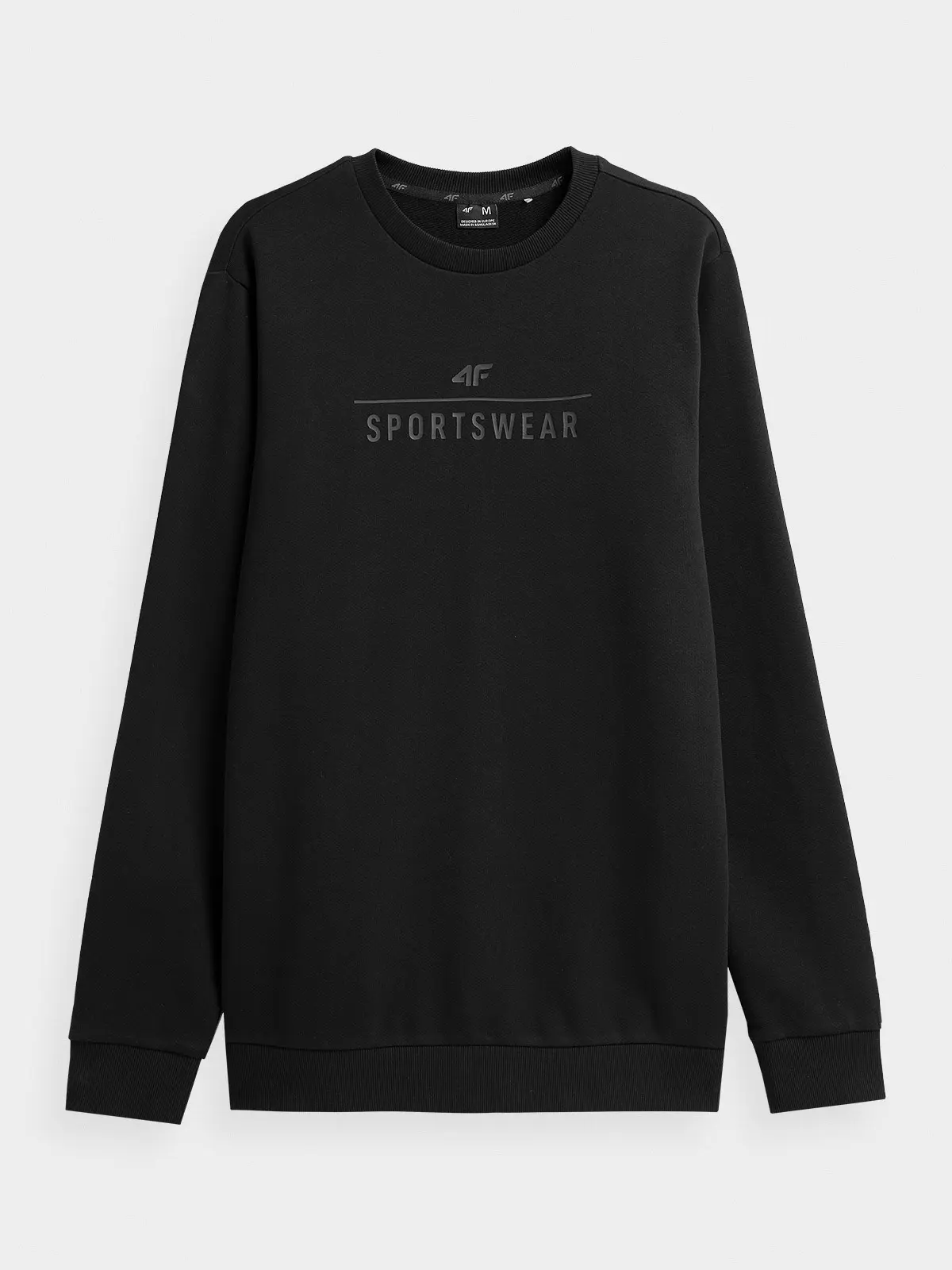 4F 4FAW23TSWSM692 DEEP BLACK Pánská mikina US