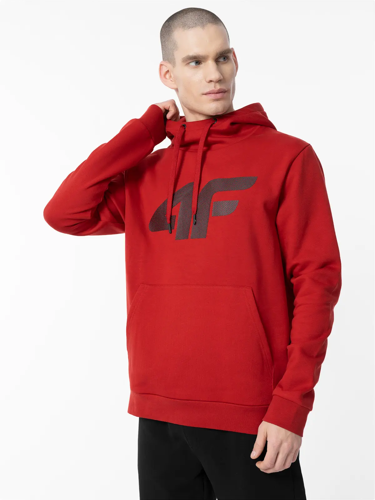 4F 4FAW23TSWSM694 RED Pánská mikina US