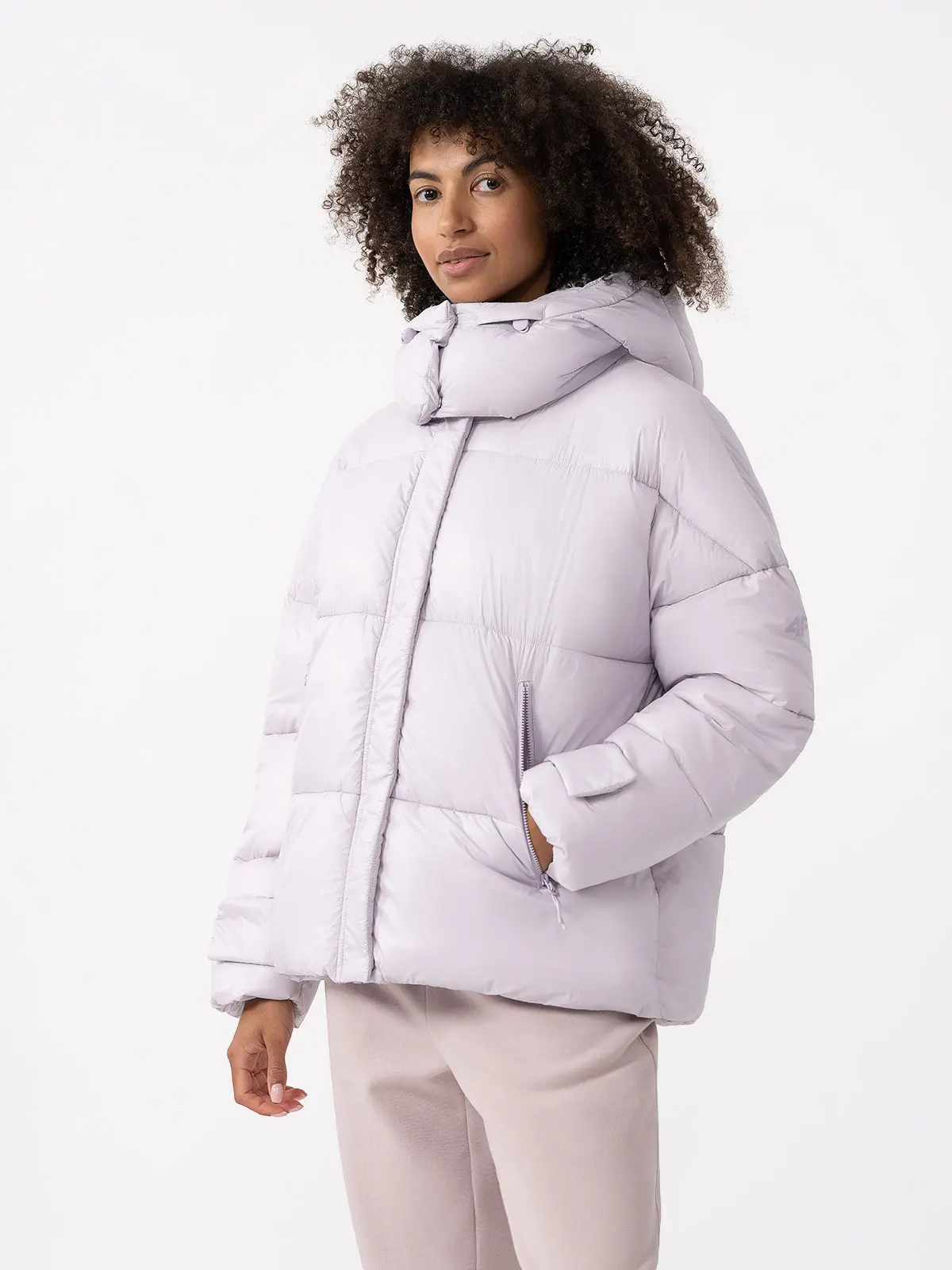 4F 4FAW23TDJAF231 LIGHT VIOLET Dámská bunda US