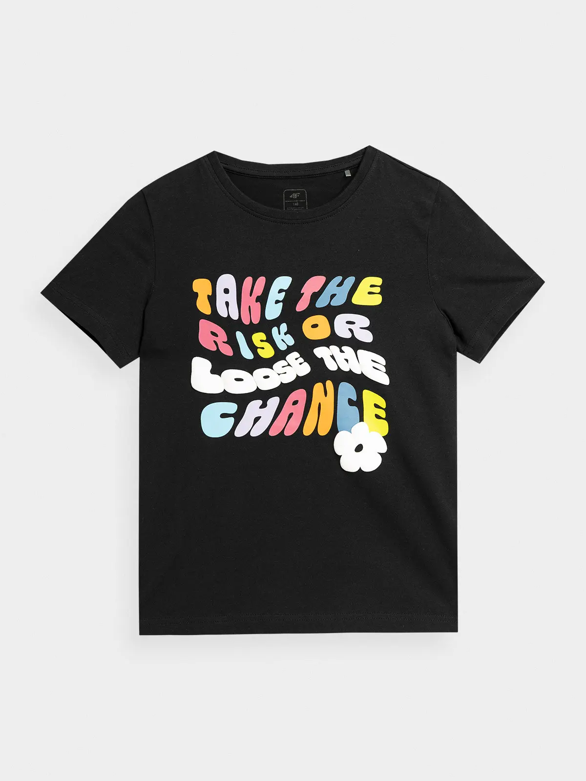 4F 4FJAW23TTSHF0826 DEEP BLACK Dětské tričko EU