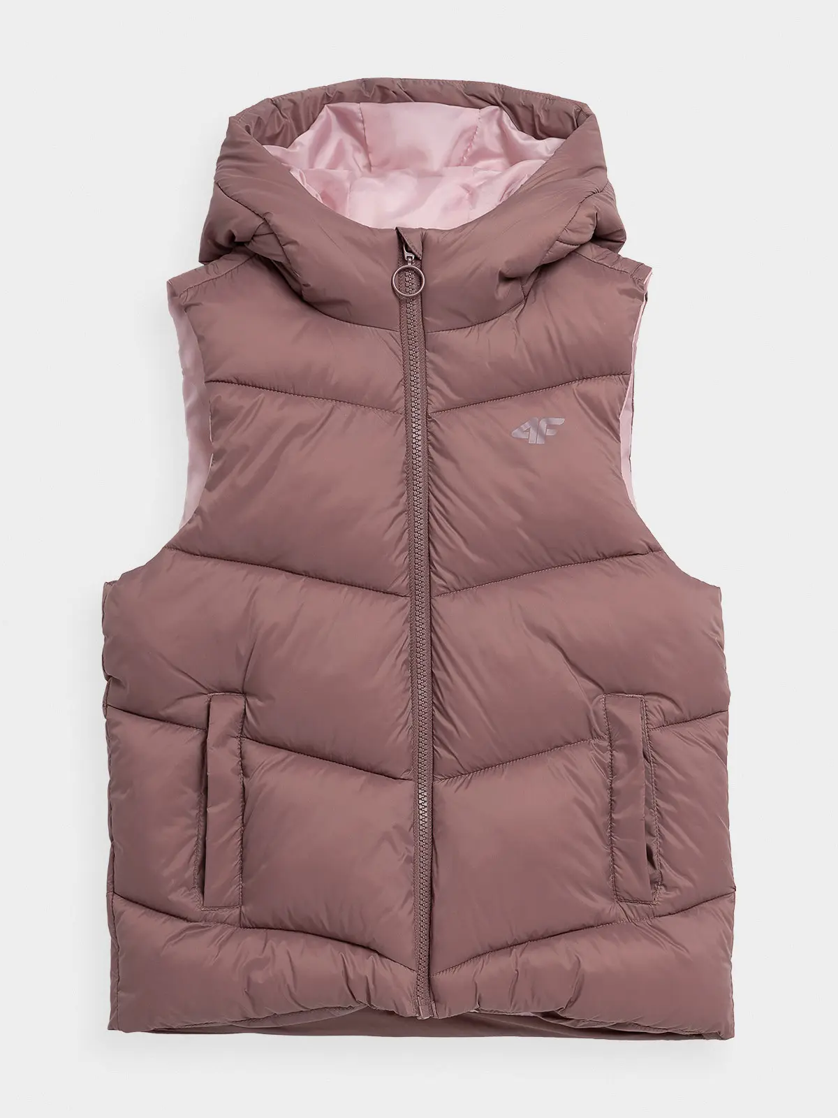 4F 4FJAW23TVJAF045 LIGHT BROWN Dětská vesta EU