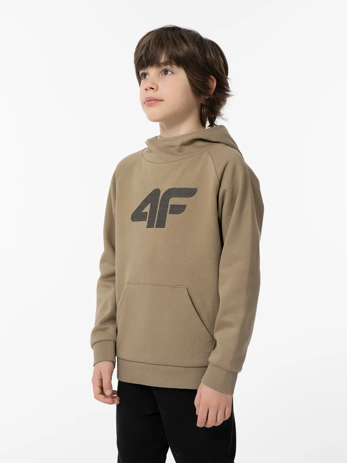 4F 4FJAW23TSWSM626 BEIGE Dětská mikina EU