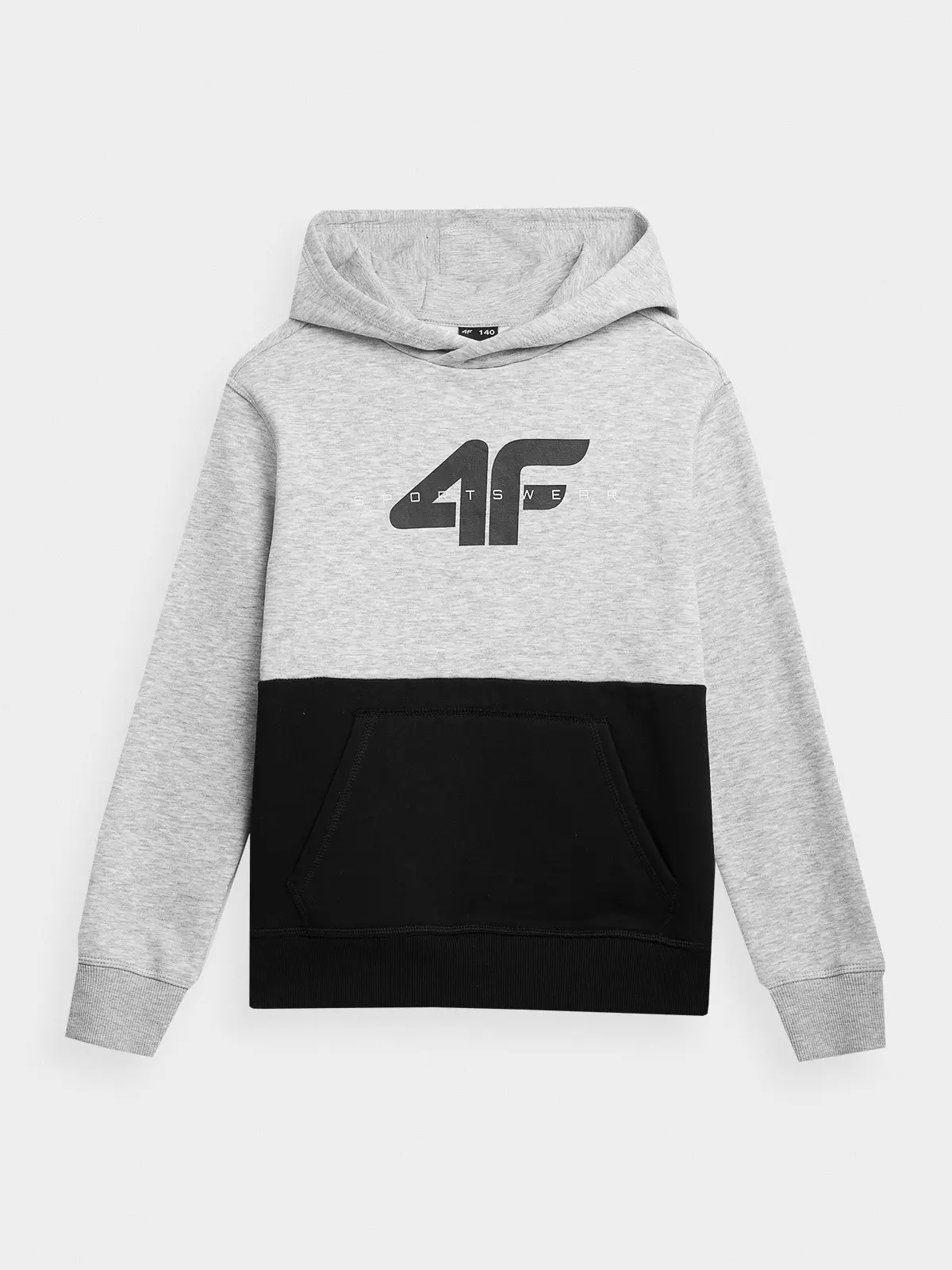 4F 4FJAW23TSWSM628 COLD LIGHT GREY MELANGE Dětská mikina EU