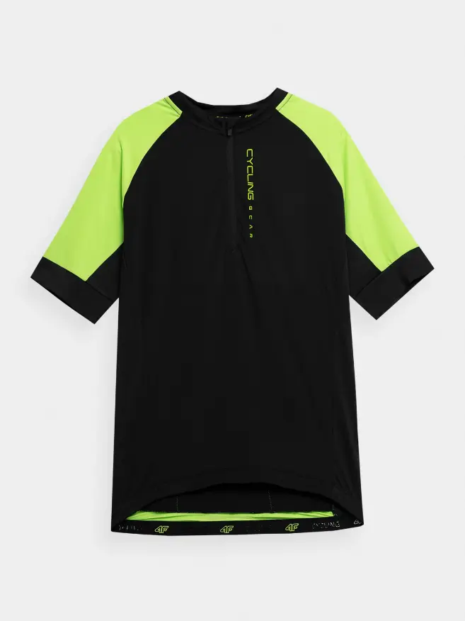 4F 4FSS23TFTSM364 DEEP BLACK Pánský cyklistický dres US