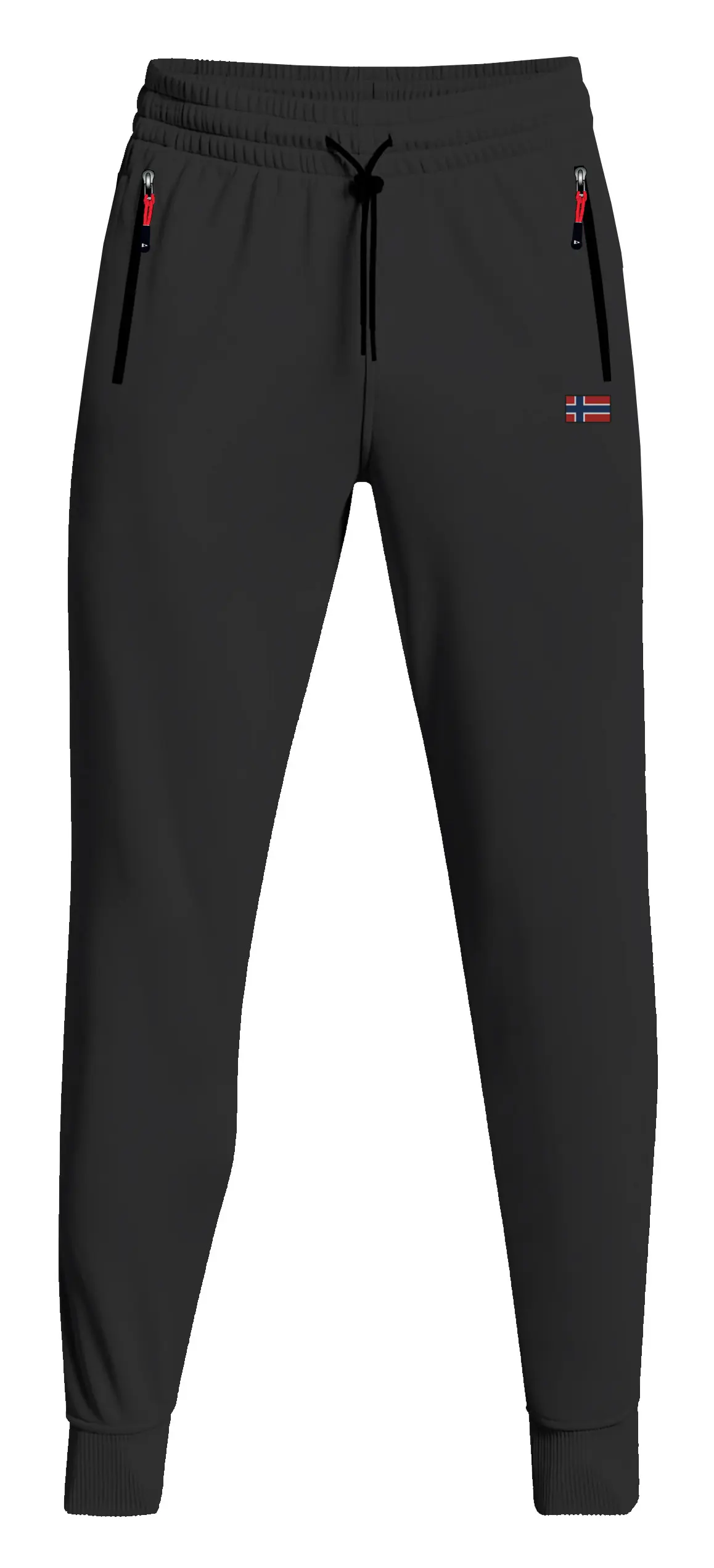 NORWAY TROUSERS FLEECE Pánské tepláky US XL 129445 Black