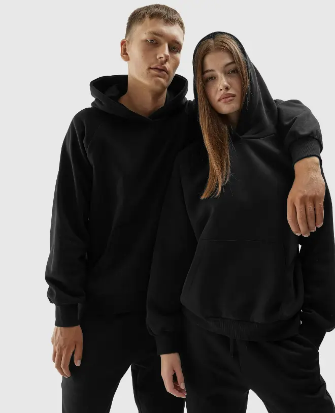 4F 4FAW23TSWSU704 DEEP BLACK Unisex mikina US
