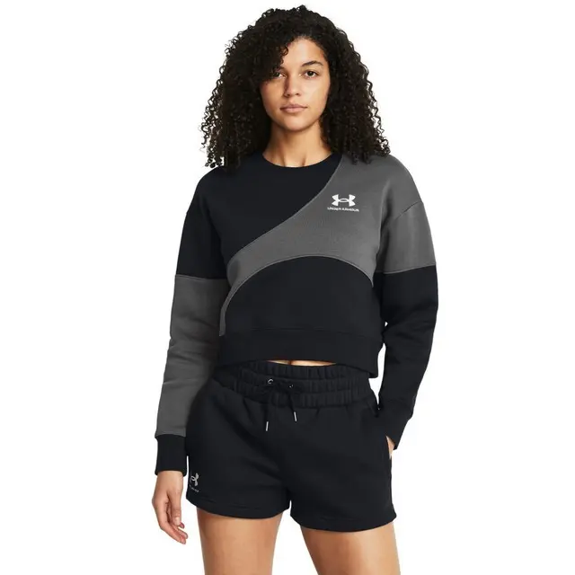 Under Armour Essential Fleece Crop Crew Dámská mikina US