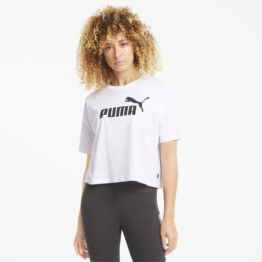 Puma ESS Cropped Logo Tee Dámské tričko US