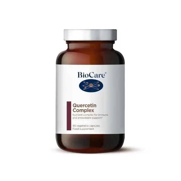BioCare Quercetin Plus - Kvercetin, Bromelain, vitamin C, extrakt z kopřivy, 90 kapslí