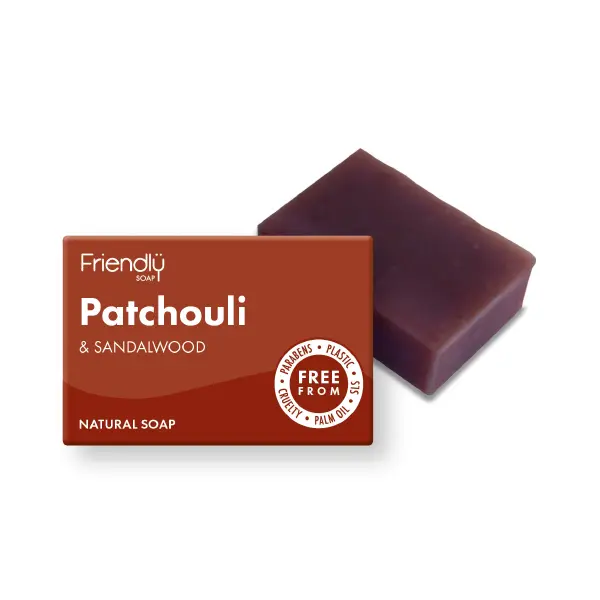 Friendly Soap Přírodní mýdlo - Pačuli a santalové dřevo, 95 g