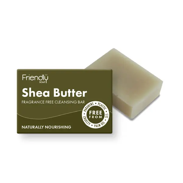 Friendly Soap Přírodní mýdlo na čištění obličeje s bambuckým máslem, 95 g