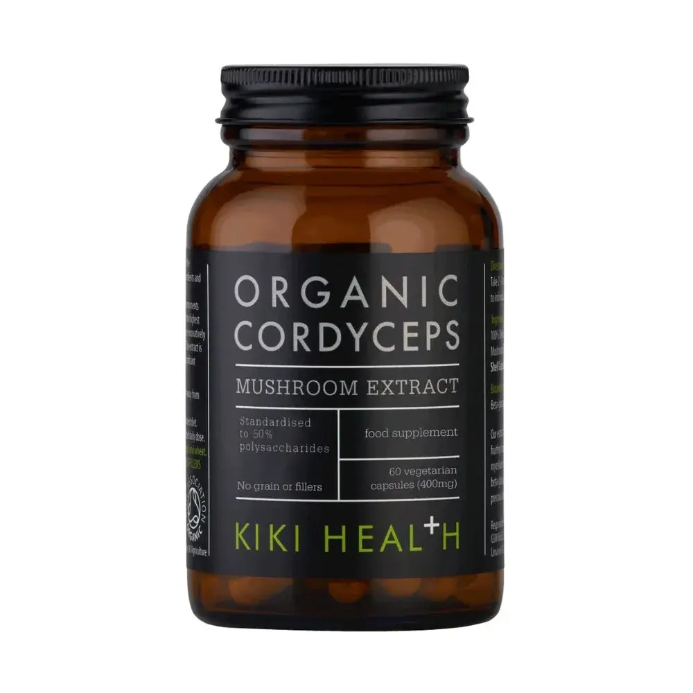 KIKI Health Extrakt z Cordycepsu 400 mg – BIO, 60 kapslí
