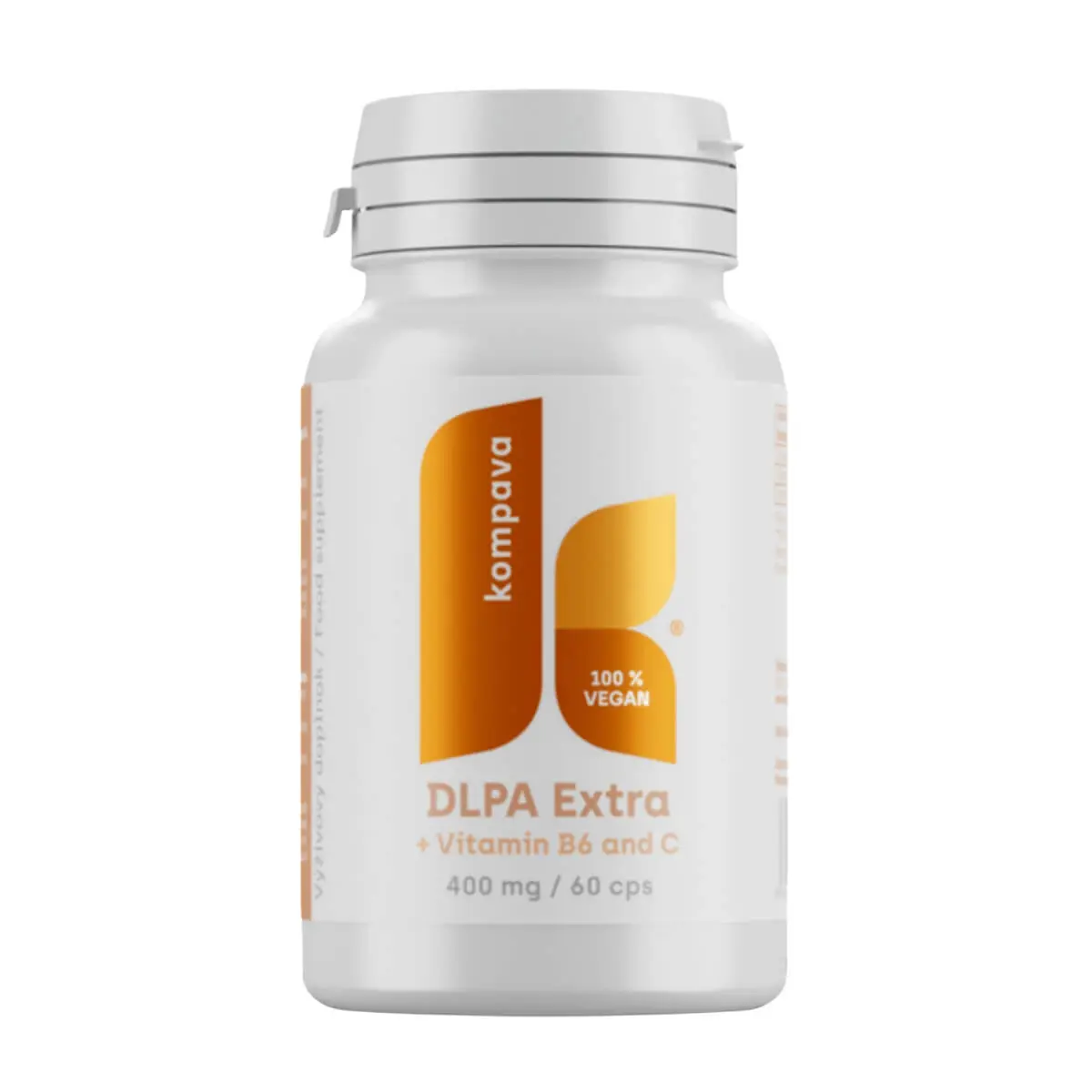 Kompava DLPA extra + vitamín B6 &amp; C, 60 kapslí