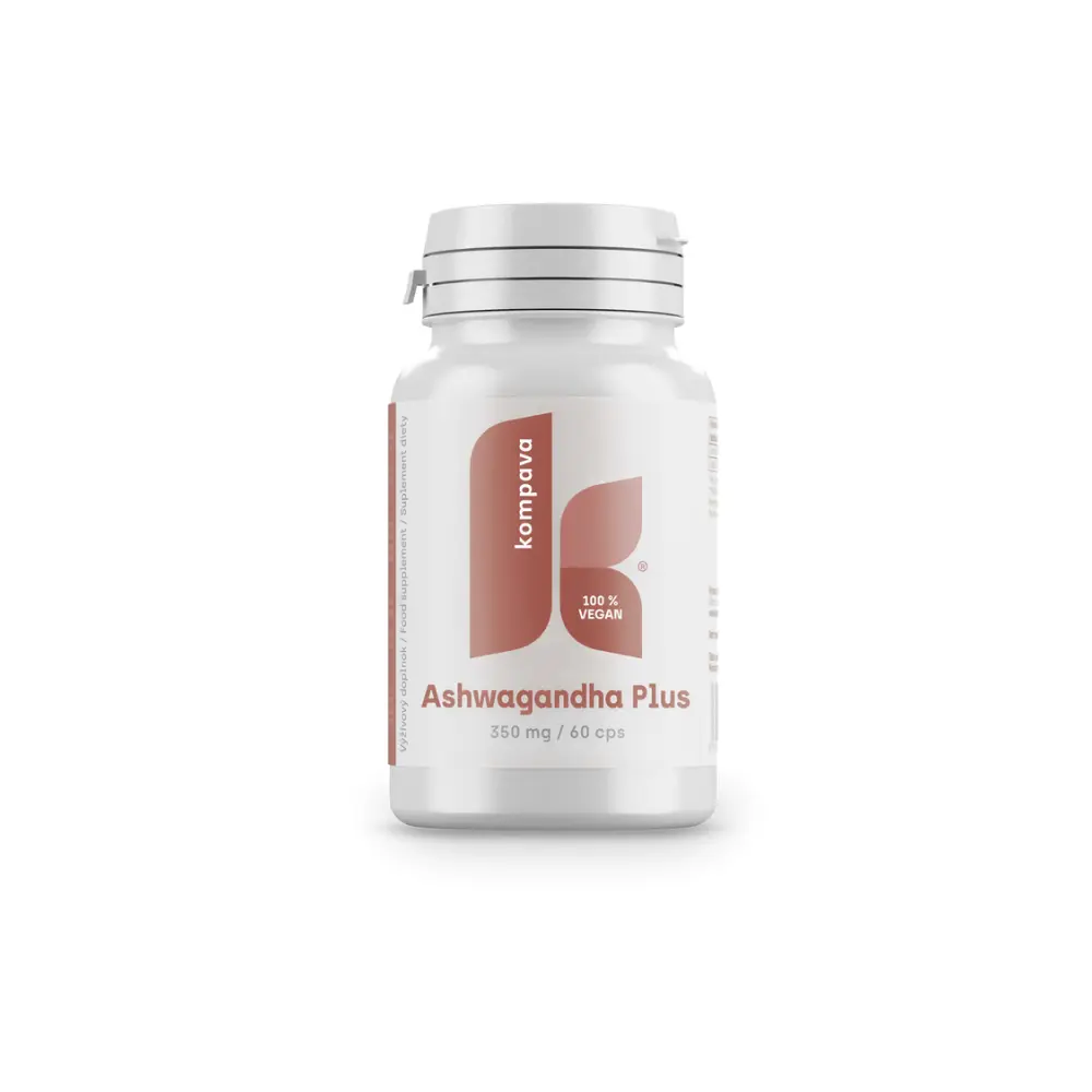Kompava Ashwagandha Plus, 60 kapslí
