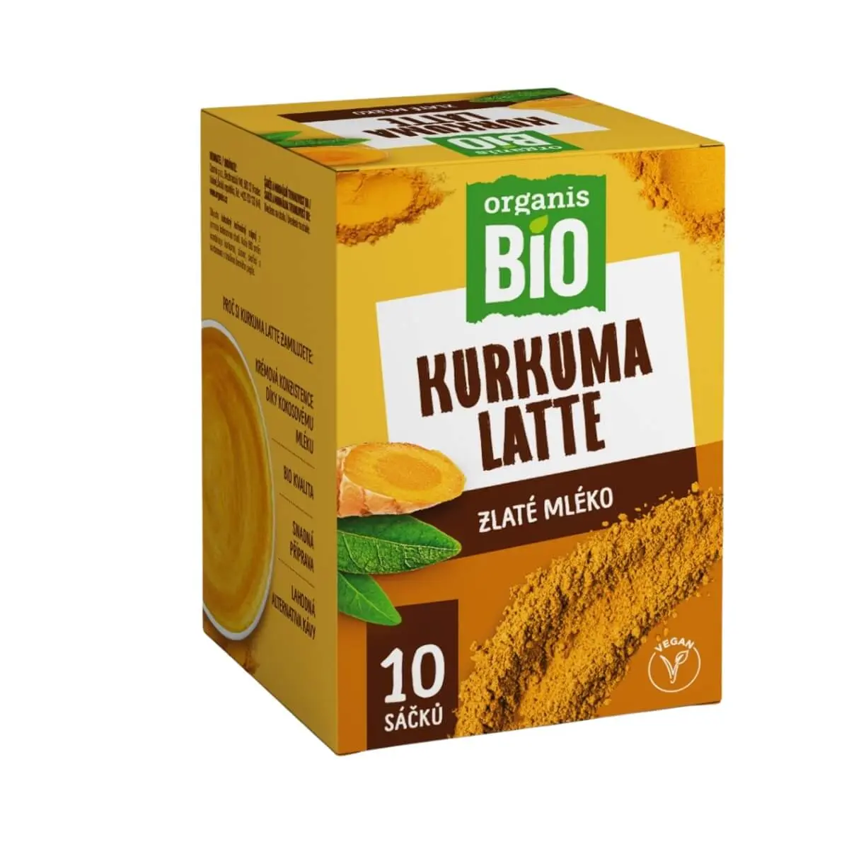 ORGANIS Kurkuma latte BIO 10 x 28 g