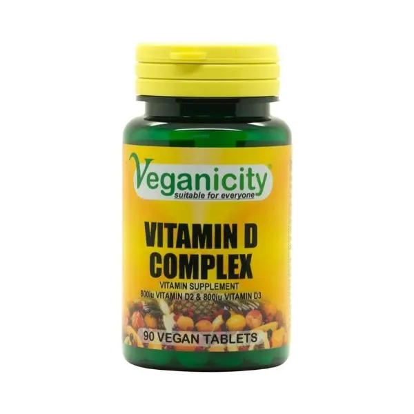 Veganicity Vitamín D komplex (1600iu) 90 vegan tablet