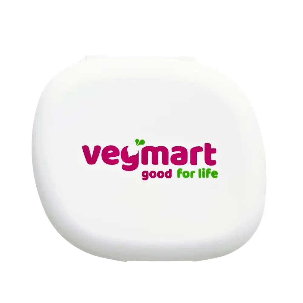 Vegmart PillBox – Zásobník na kapsle a tablety, bílý
