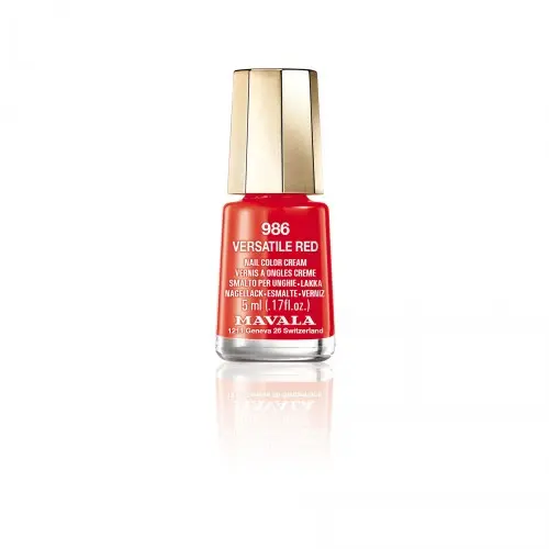 Mavala Dash & Splash Colors lak na nehty - 986 Versatile Red minicolor 5 ml