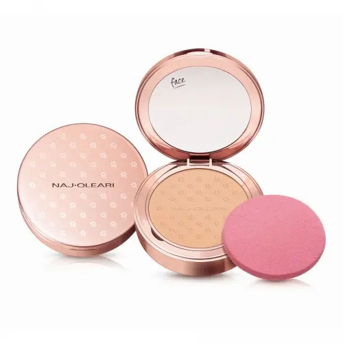 Naj-Oleari Silk feel Powder Foundation  kompaktní pudr a make-up 2v1 - 03 beige 9,5g