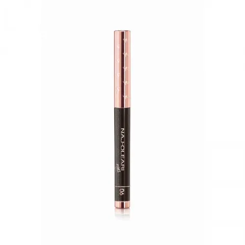 Naj-Oleari Absolute Stay Eyeshadow dlouhotrvající oční stíny v tyčince - 06 vinyl black 1,64g