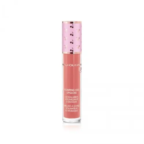 Naj-Oleari Plumping Kiss Lip Gloss lesk na rty s efektem zvětšení rtů - 04 natural pink 6ml