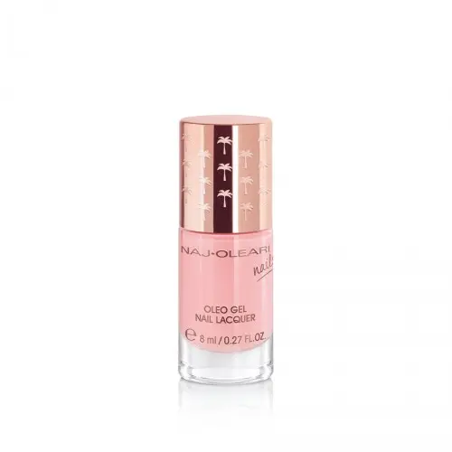 Naj-Oleari Oleo gel Nail Lacquer lak na nehty s gelovým efektem - 10 frosty pink 8 ml