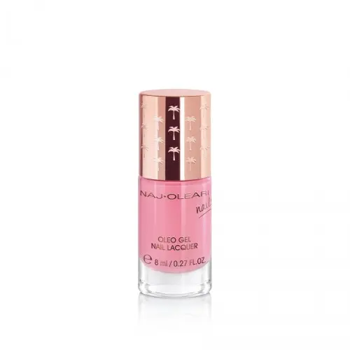 Naj-Oleari Oleo gel Nail Lacquer lak na nehty s gelovým efektem - 13 water lily pink 8 ml