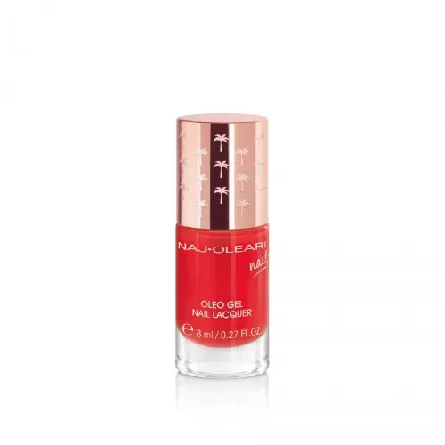 Naj-Oleari Oleo gel Nail Lacquer lak na nehty s gelovým efektem - 21 poppy red 8 ml