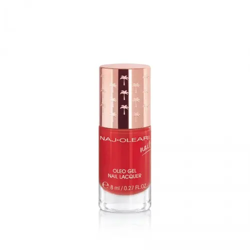 Naj-Oleari Oleo gel Nail Lacquer lak na nehty s gelovým efektem - 22 lacquer red 8 ml
