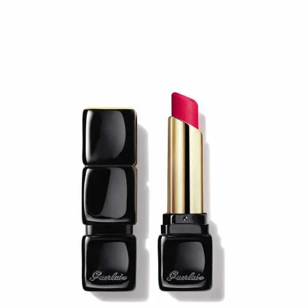 Guerlain KissKiss Tender Matte rtěnka - 666 Lucky Pink
