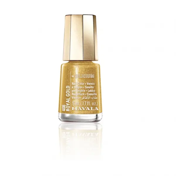 Mavala So Future Color zpevňující lak na nehty s křemíkem - 408 Royal Gold 5 ml