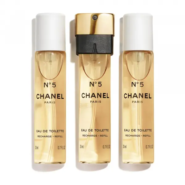 CHANEL N°5 Eau de toilette twist and spray - EAU DE TOILETTE 3X20ML 3x 20 ml