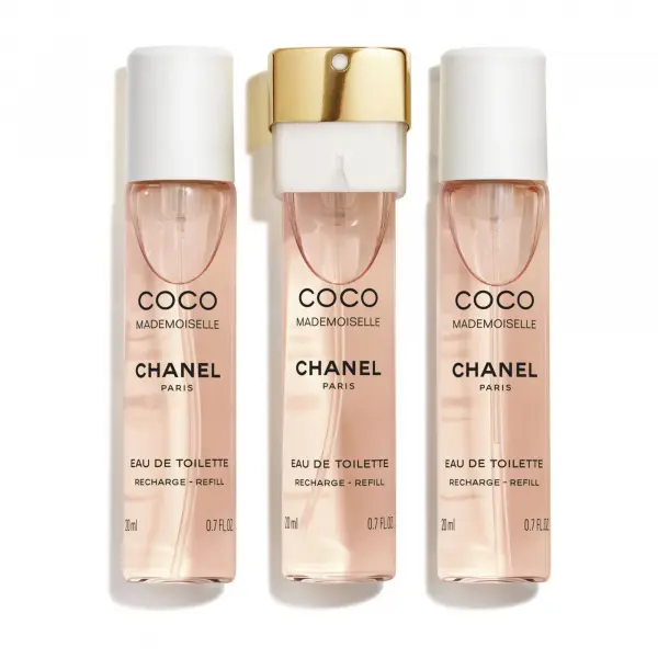 CHANEL Coco mademoiselle Toaletní voda v otočném rozprašovači - EAU DE TOILETTE 3X20ML 3x 20 ml