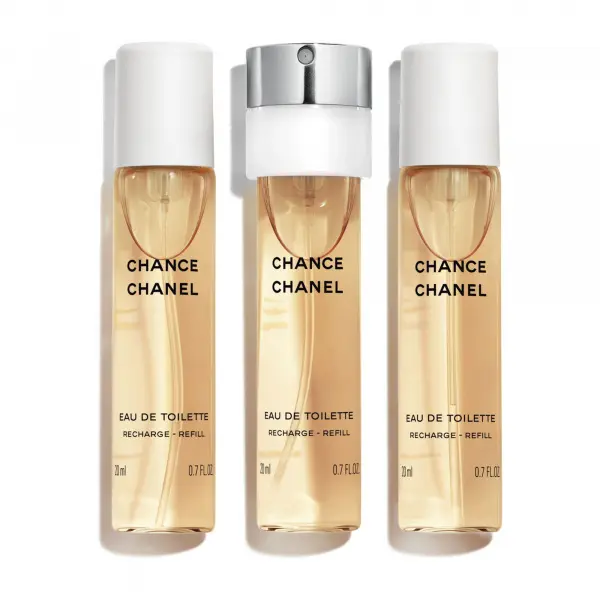CHANEL Chance Toaletní voda v otočném rozprašovači - EAU DE TOILETTE 3X20ML 3x 20 ml