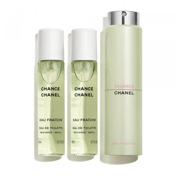 CHANEL Chance eau fraîche Toaletní voda v otočném rozprašovači - EAU DE TOILETTE 3X20ML 3x20 ml