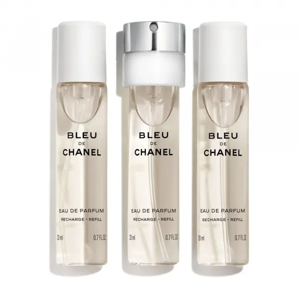 CHANEL Bleu de chanel Parfémová voda v plnitelném cestovním rozprašovači - EAU DE PARFUM 3X20ML 3x 20 ml