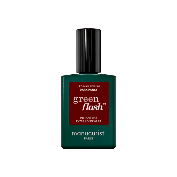 Manucurist Gelový lak na nehty Green Flash™ LED Nail Polish 15 ml Dark Pansy
