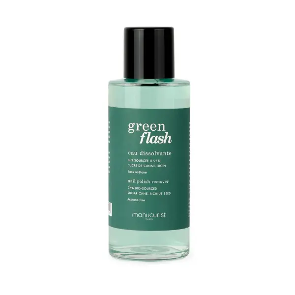 Manucurist Přírodní odlakovač Green Flash LED gel odlakovač na nehty 100 ml