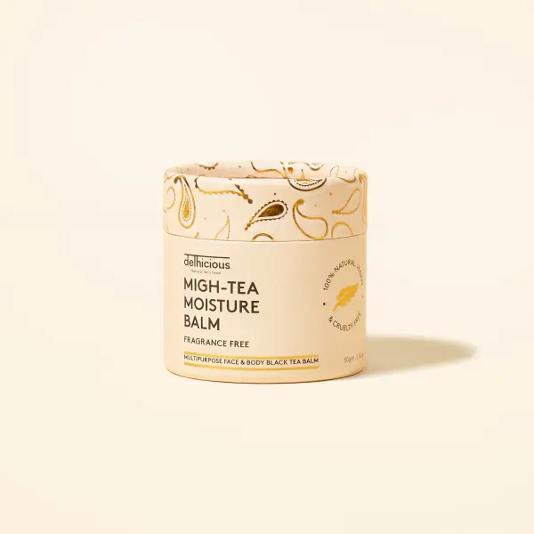 Delhicious Migh-Tea Moisture Multipurpose Balm - Fragrance Free víceúčelový balzám 50 g