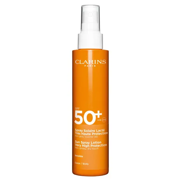 Clarins Opalovací mléko na tělo ve spreji SPF 50 (Sun Spray Lotion) 150 ml