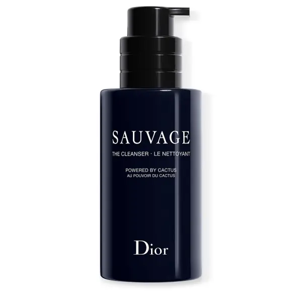 DIOR - Sauvage The Cleanser - Čisticí gel na obličej pro muže - Černé uhlí a kaktus