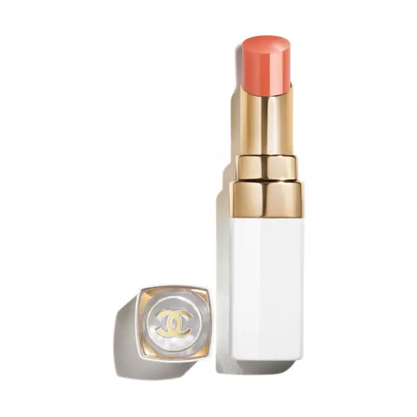 CHANEL ROUGE COCO BAUME – SHINE HYDRATING BEAUTIFYING TINTED LIP BALM TÓNOVANÝ HYDRATAČNÍ BALZÁM ZINTENZIVŇUJÍCÍ KRÁSU RTŮ - 754 TENDER PEACH 3G 3G