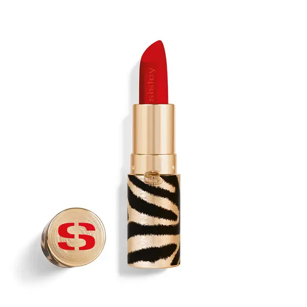 Sisley PHYTO-ROUGE VELVET Sametová matná rtěnka poskytující dvojí ochranu - 41 Rouge Flame 3 g
