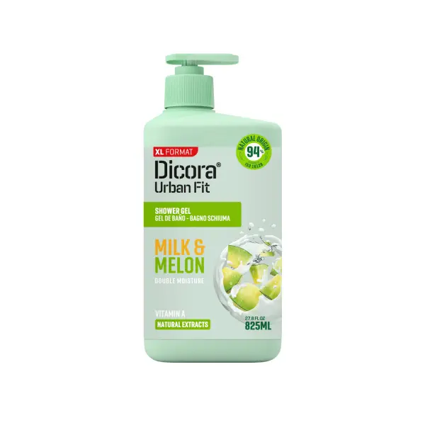 Dicora Urban Fit vitamin A Milk & Melon sprchgový gel mléko & meloun 825 ml