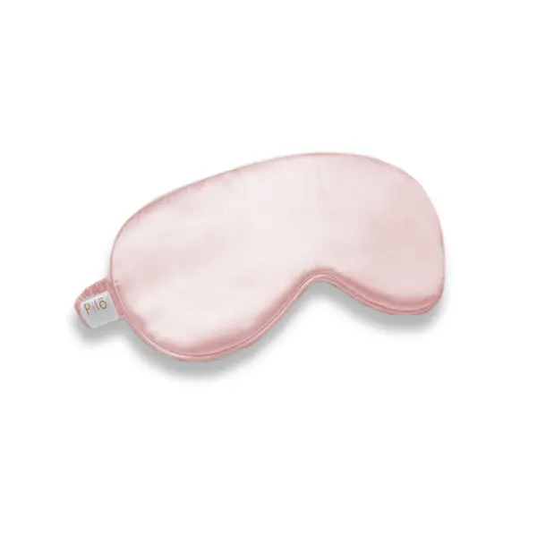 Pilō Pilō | Silk Sleeping Mask hedvábná maska na spaní - Baby Pink