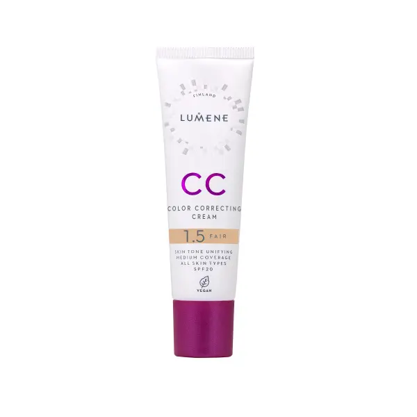 Lumene CC Color Correcting Cream SPF20 tónovaný pleťový CC krém - 1.5 30 ml