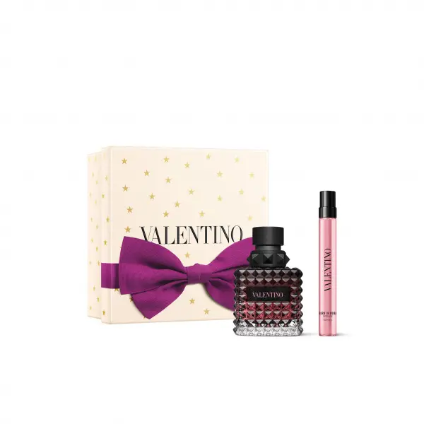Valentino Born in Roma Intense Donna dárková sada (parfémová voda 50 ml + cestovní balení vůně 10 ml)