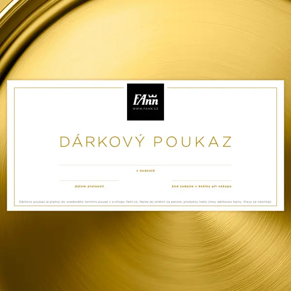 FAnn parfumerie On-line dárkový poukaz v libovolné hodnotě (minimálně 500 Kč)