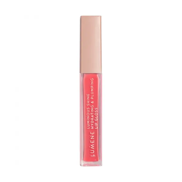 Lumene Luminous Shine Hydrating & Plumping Lip Gloss lesk na rty - 4 Peach Pink 5 ml
