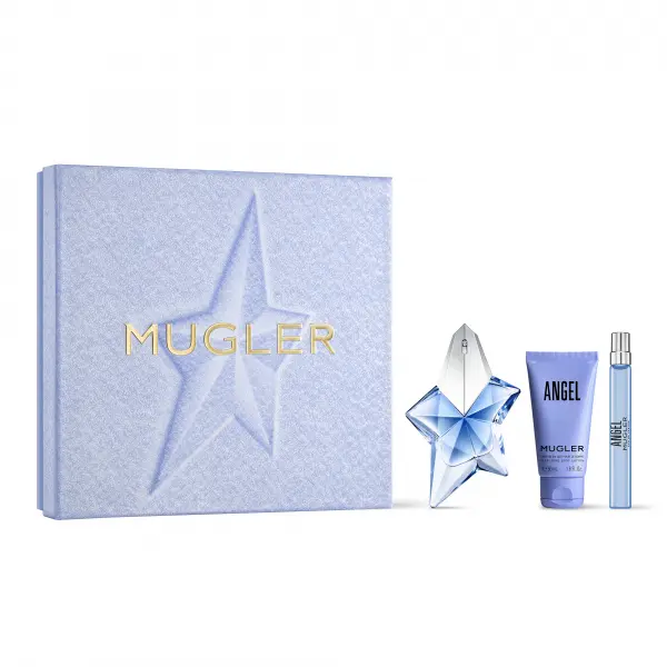 Mugler ANGEL dárkový set (parfémová voda 25 ml + cestovní balení 10 ml)  ks